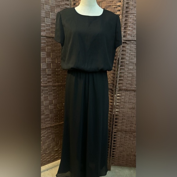 Positive Attitude Woman’s Long Formal Black Dress Size 12 - Picture 1 of 12